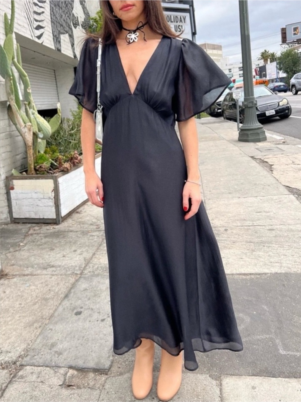 Lisa Says Gah Grace Chiffon Dress